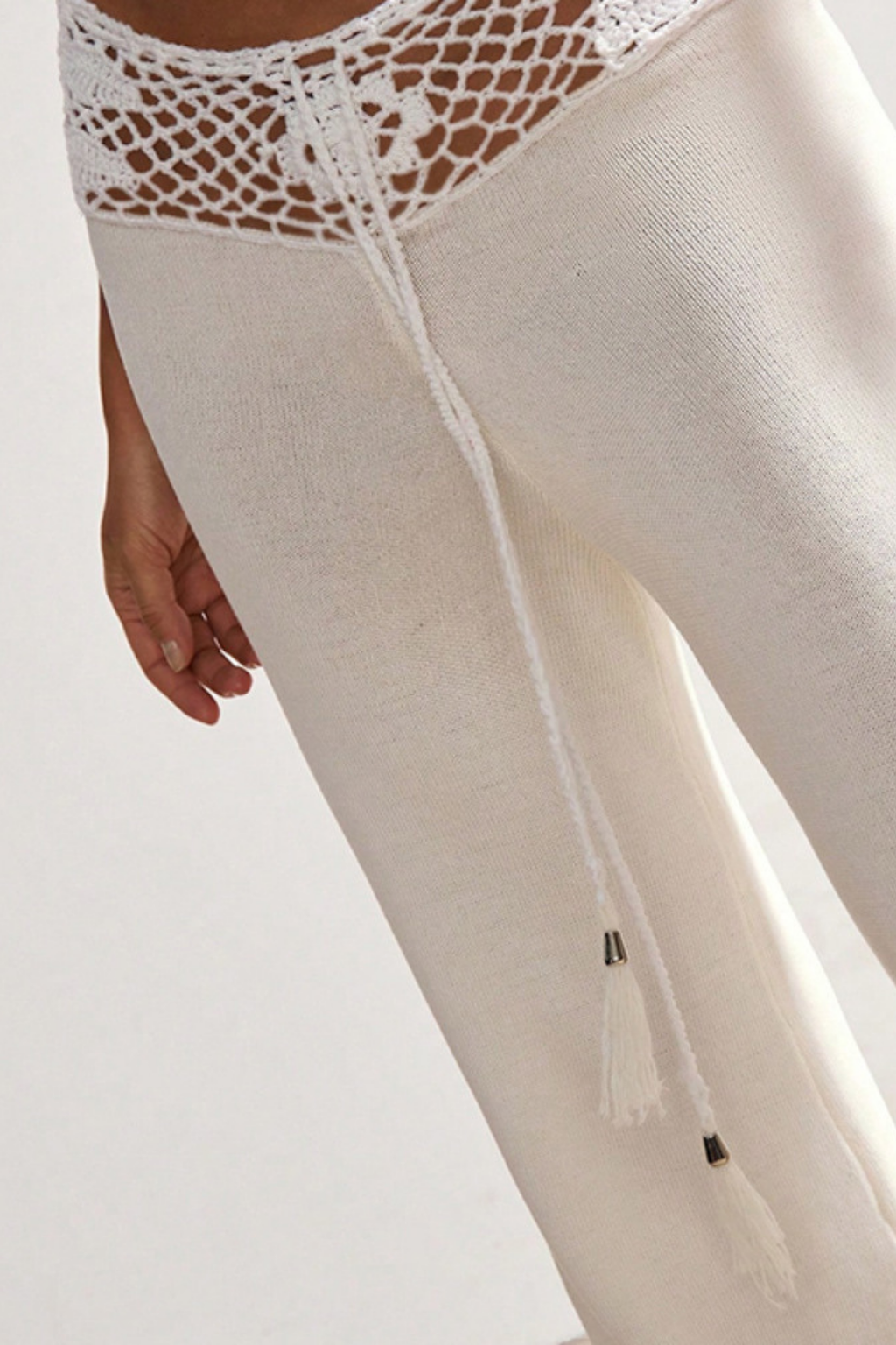 Playa Kirsty Crochet Knit Pants